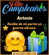 GIF Feliz Cumpleaños gif Antonio